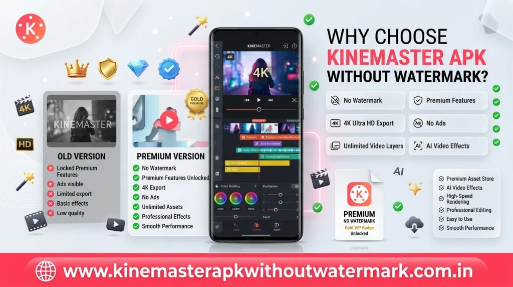 Why Choose Kinemaster APK Without Watermark
